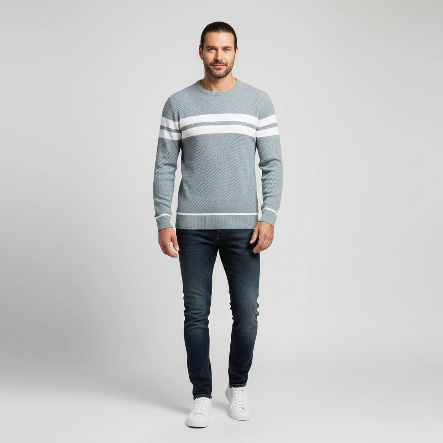 Men's Striped Sweater image