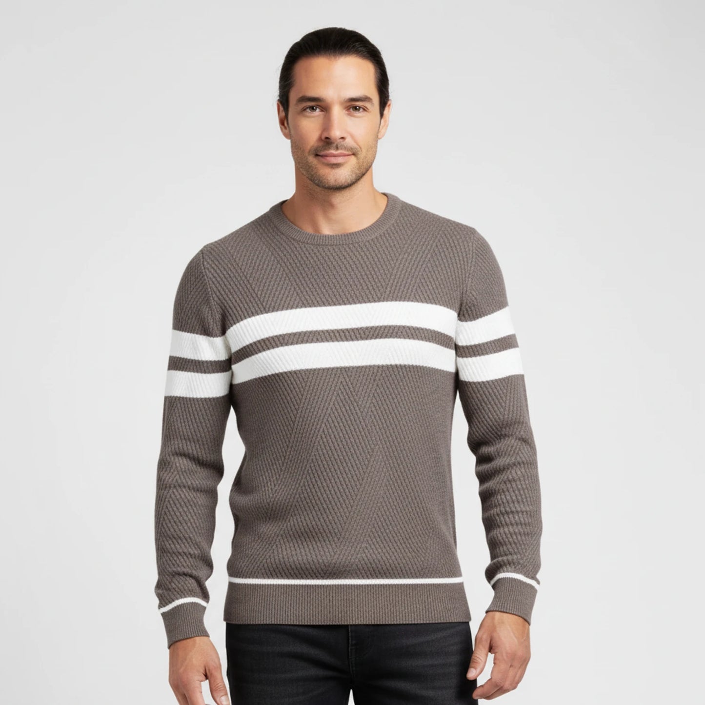 Men's Striped Sweater image