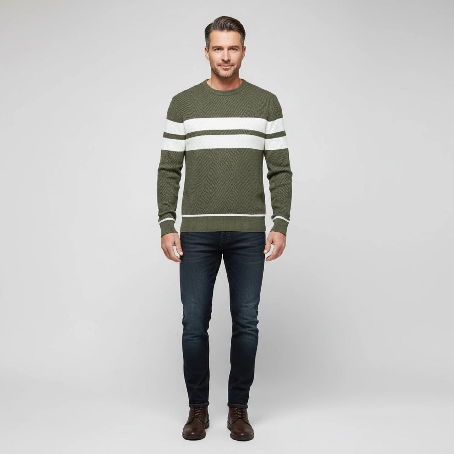 Men's Striped Sweater image