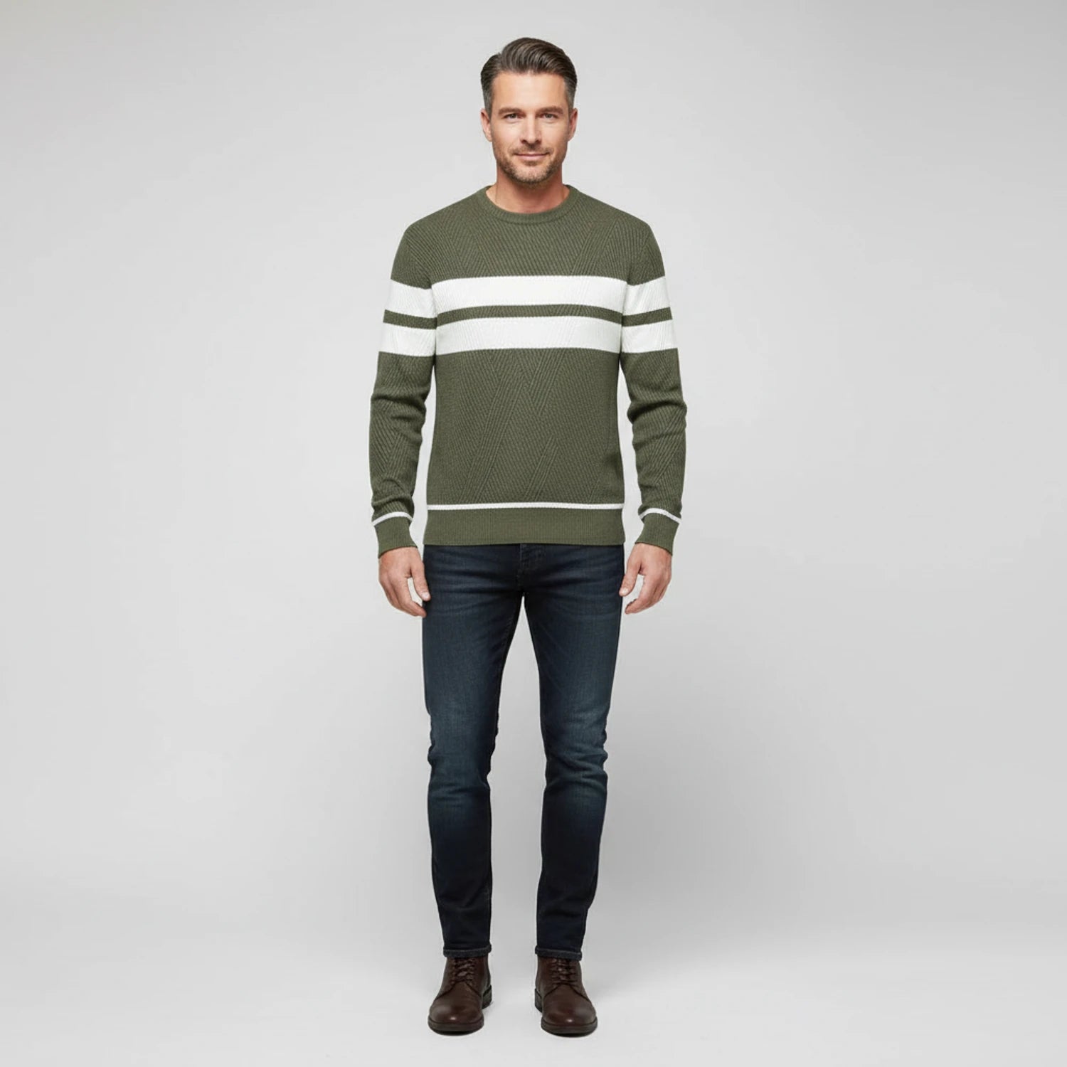 Men's Striped Sweater image