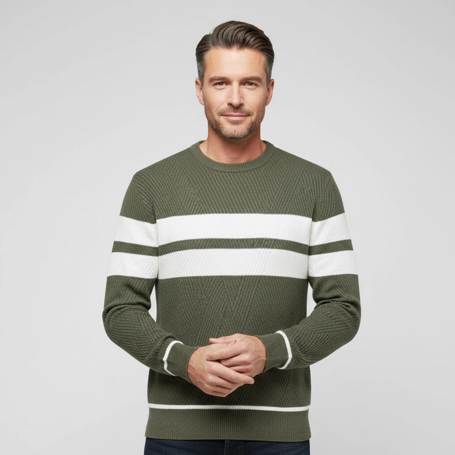 Men's Striped Sweater image