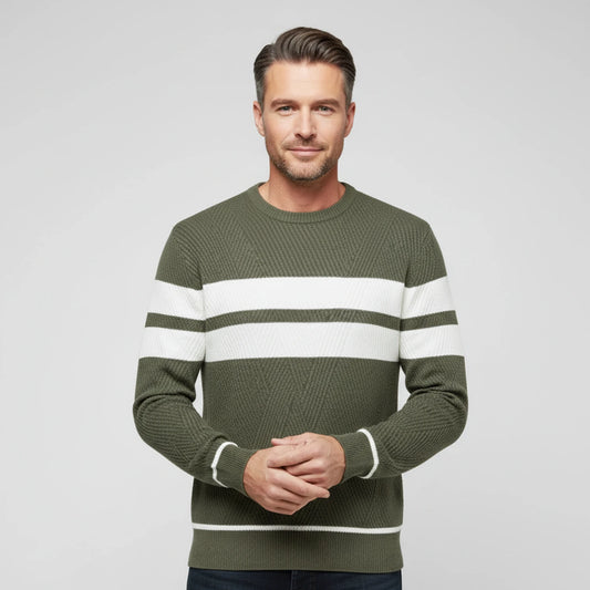 Men's Striped Sweater image
