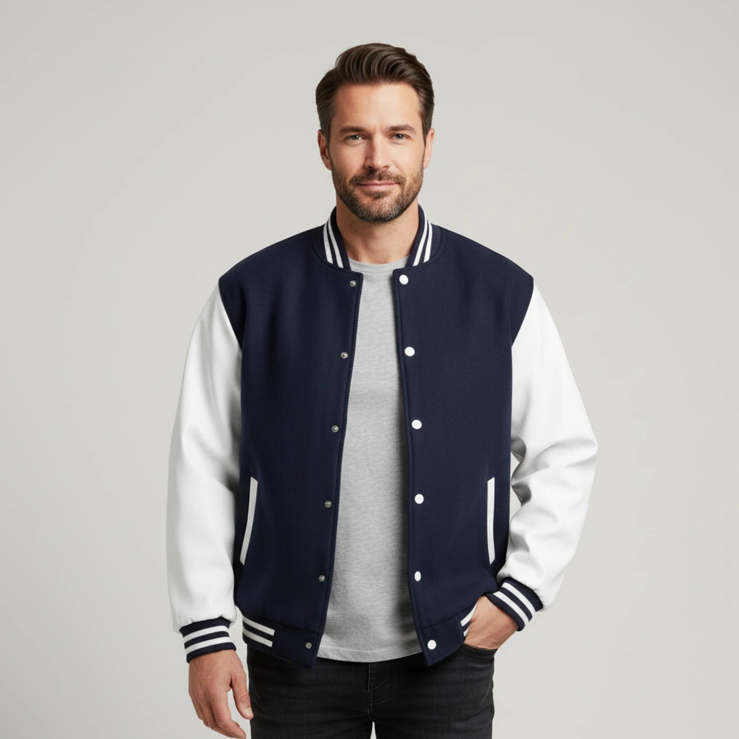 Men's Classic Varsity Jacket – Closora