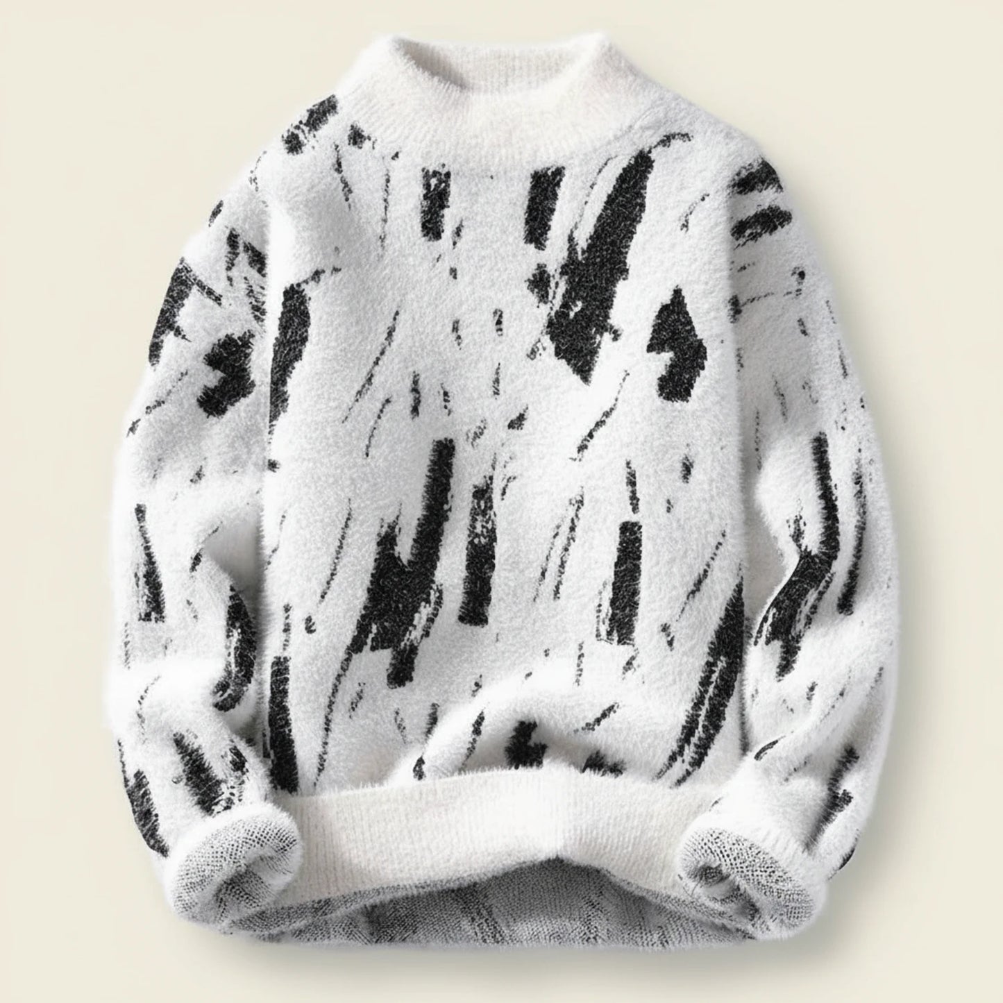 Men's Warm Patterned Sweater