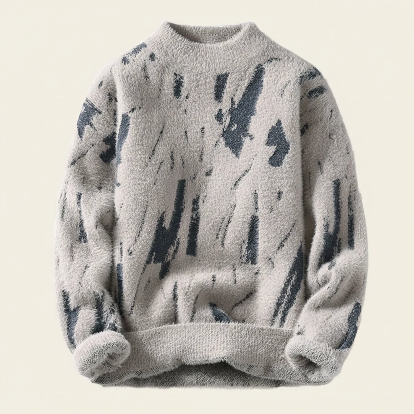 Men's Warm Patterned Sweater