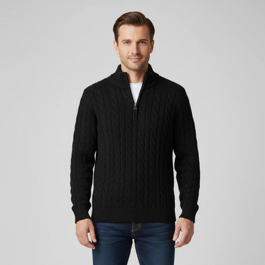 Men's Zip Neck Sweater image