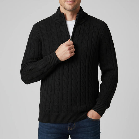 Men's Zip Neck Sweater image