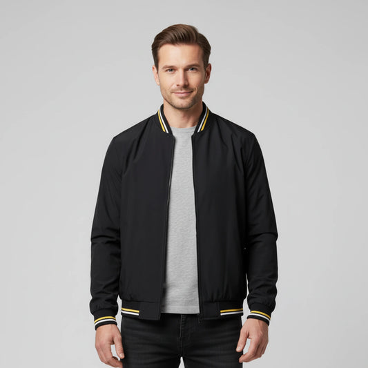 Men's Zip-Up Bomber Jacket image