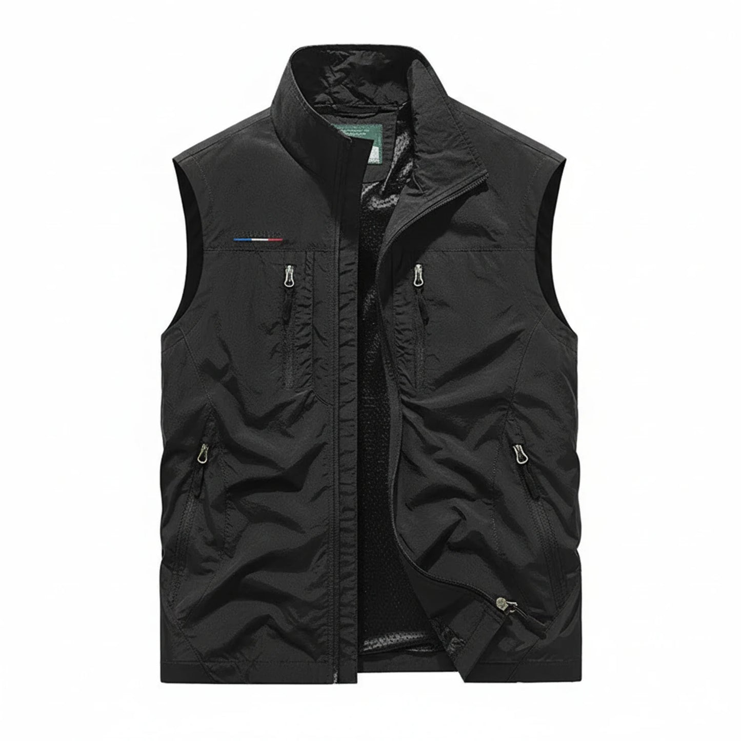 Men's Lightweight Zip-Up Vest with Pockets