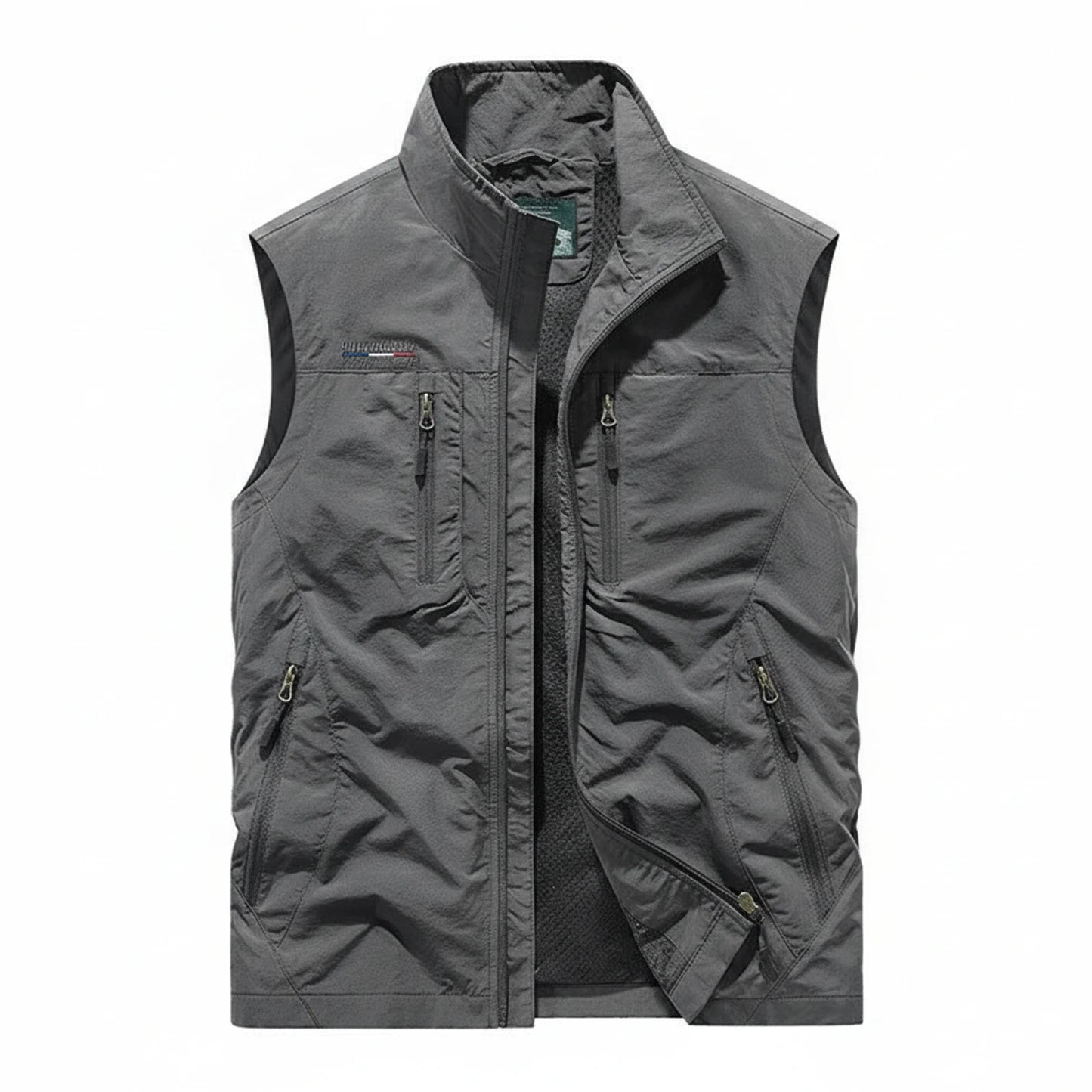 Men's Lightweight Zip-Up Vest with Pockets