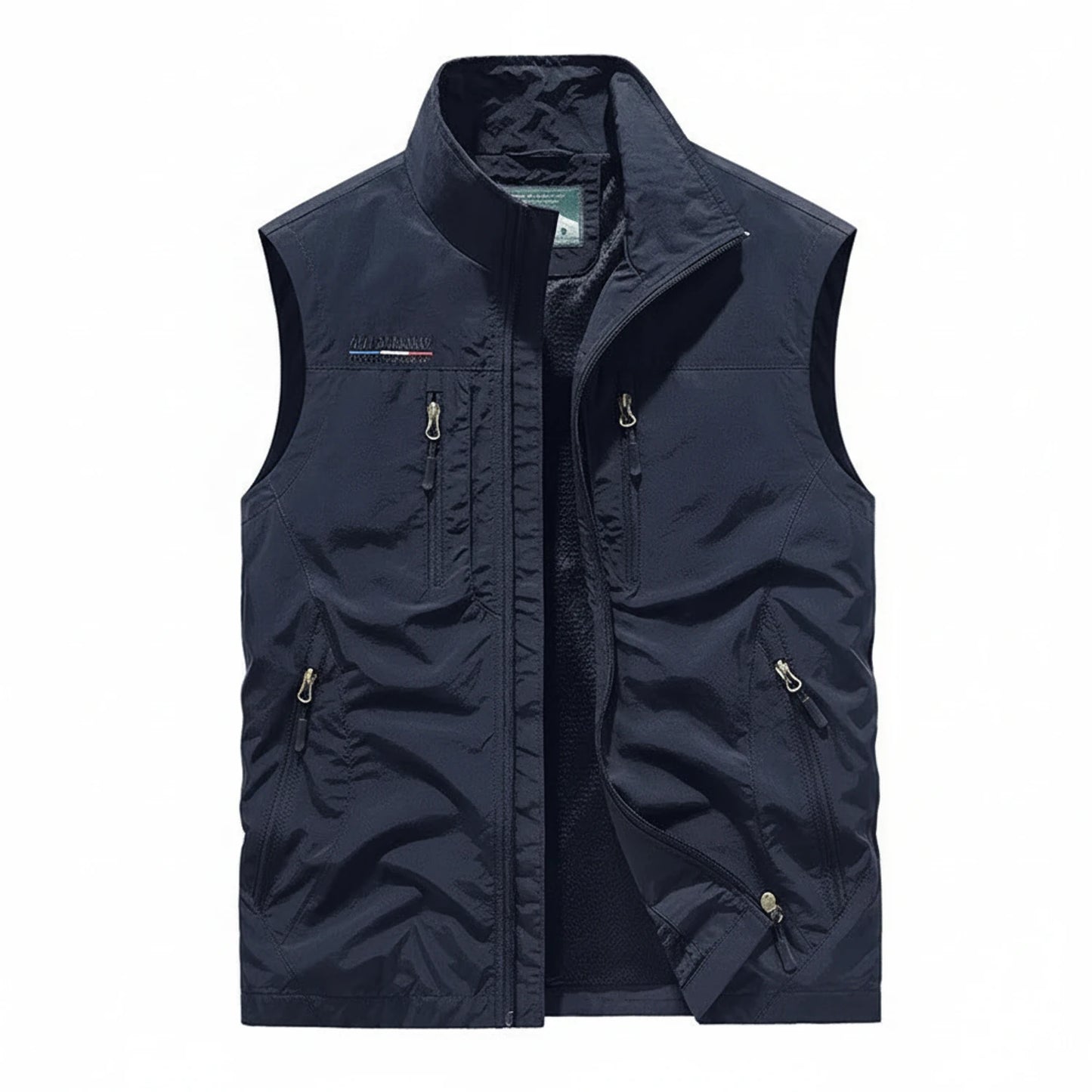 Men's Lightweight Zip-Up Vest with Pockets