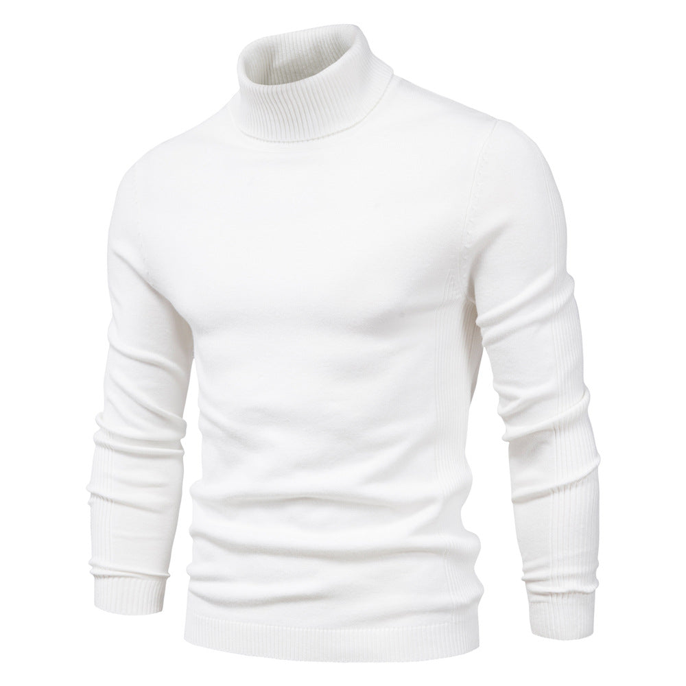 Men's Fitted Turtleneck Sweater - Image 1