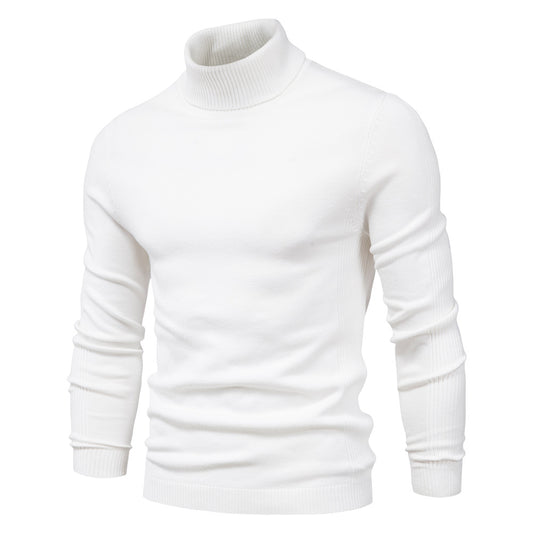 Men's Fitted Turtleneck Sweater - Image 1