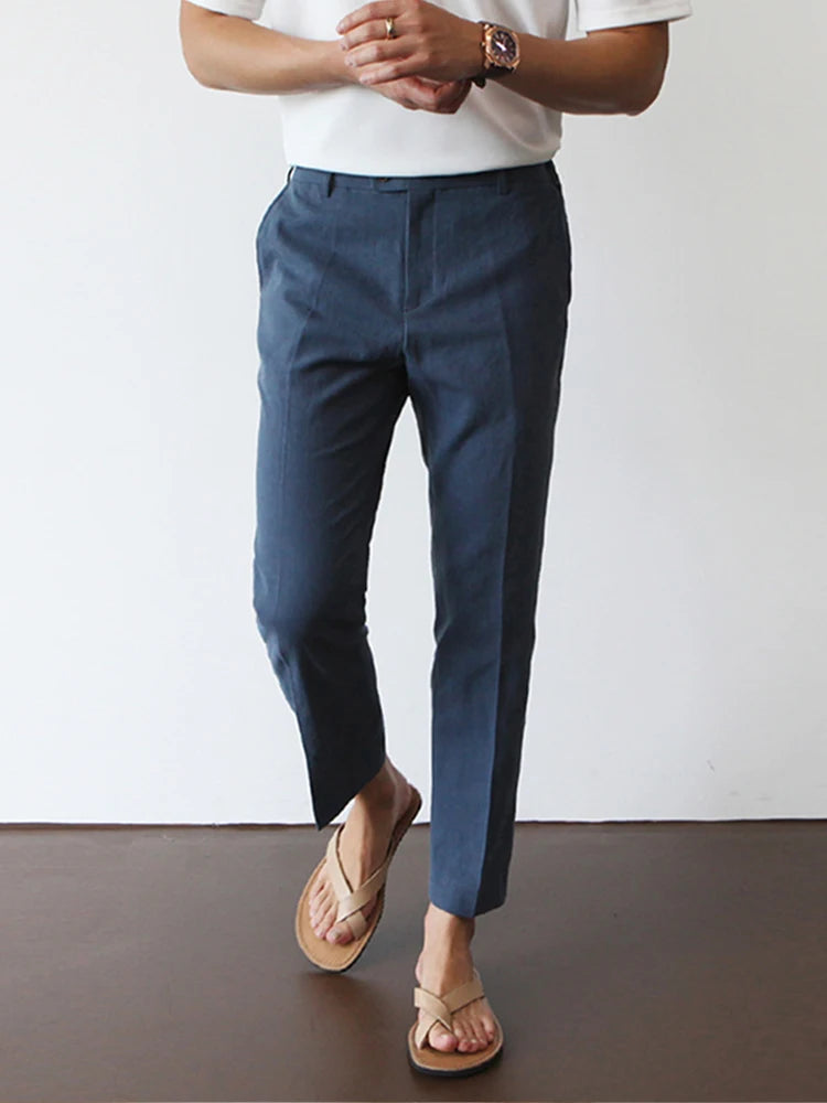 Men's Slim-Fit Dress Pants - Image 3