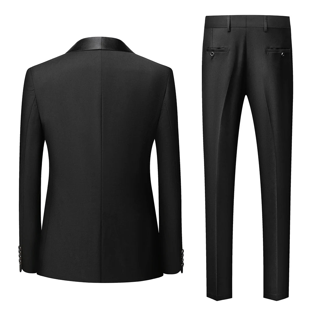 Men's Slim-Fit Suit Set - Image 3
