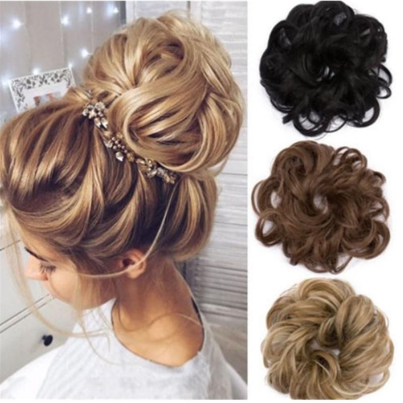 Messy Bun Fake Hair Scrunchie | Closora