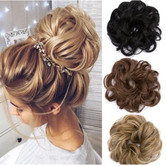 Messy Bun Fake Hair Scrunchie | Closora