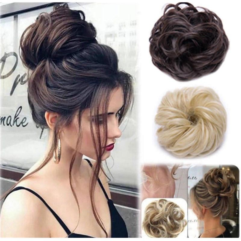 Messy Bun Fake Hair Scrunchie | Closora