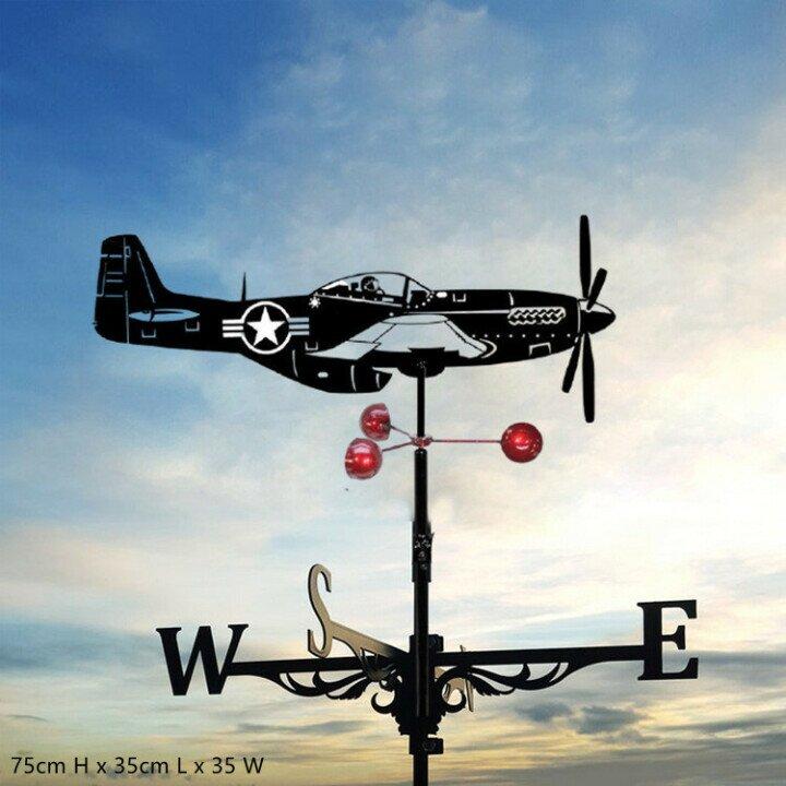 Metal Weather Vane with Cartoon Animal Theme – Durable Wind Indicator for Garden and Roof