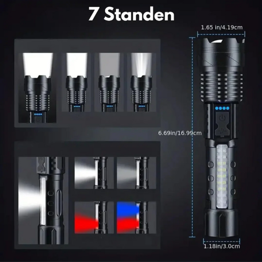 Military Flashlight - 5000 Lumens & Waterproof