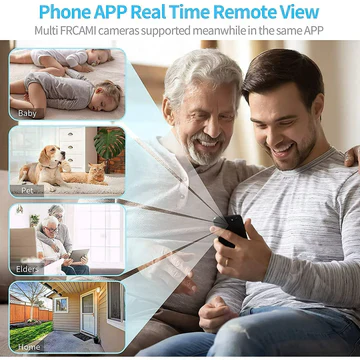 Mini Wireless Magnetic Security Camera with Audio/Video Live Feed