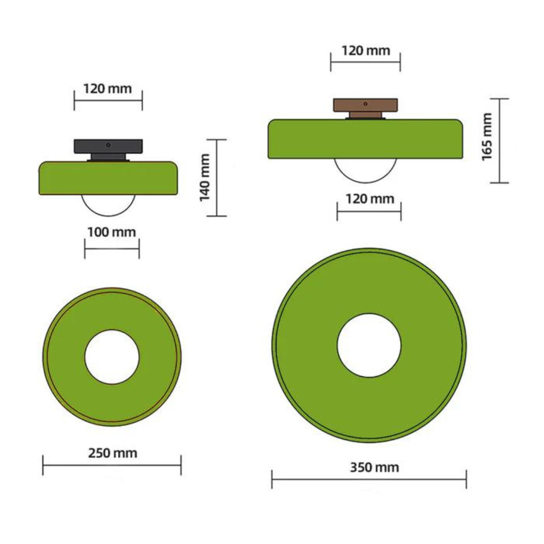 Modern Ceiling Lamp with Stylish Colours - LumiSphere
