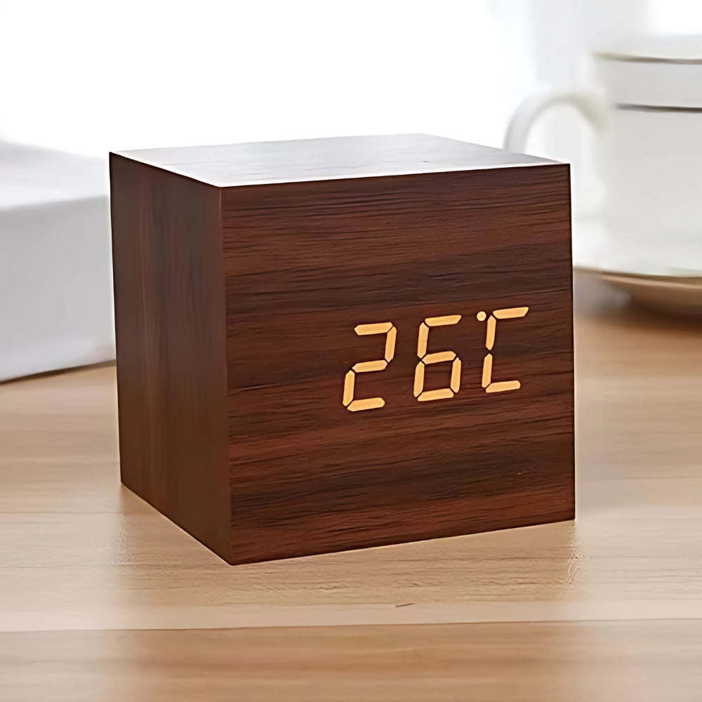 Modern Cube LED Clock