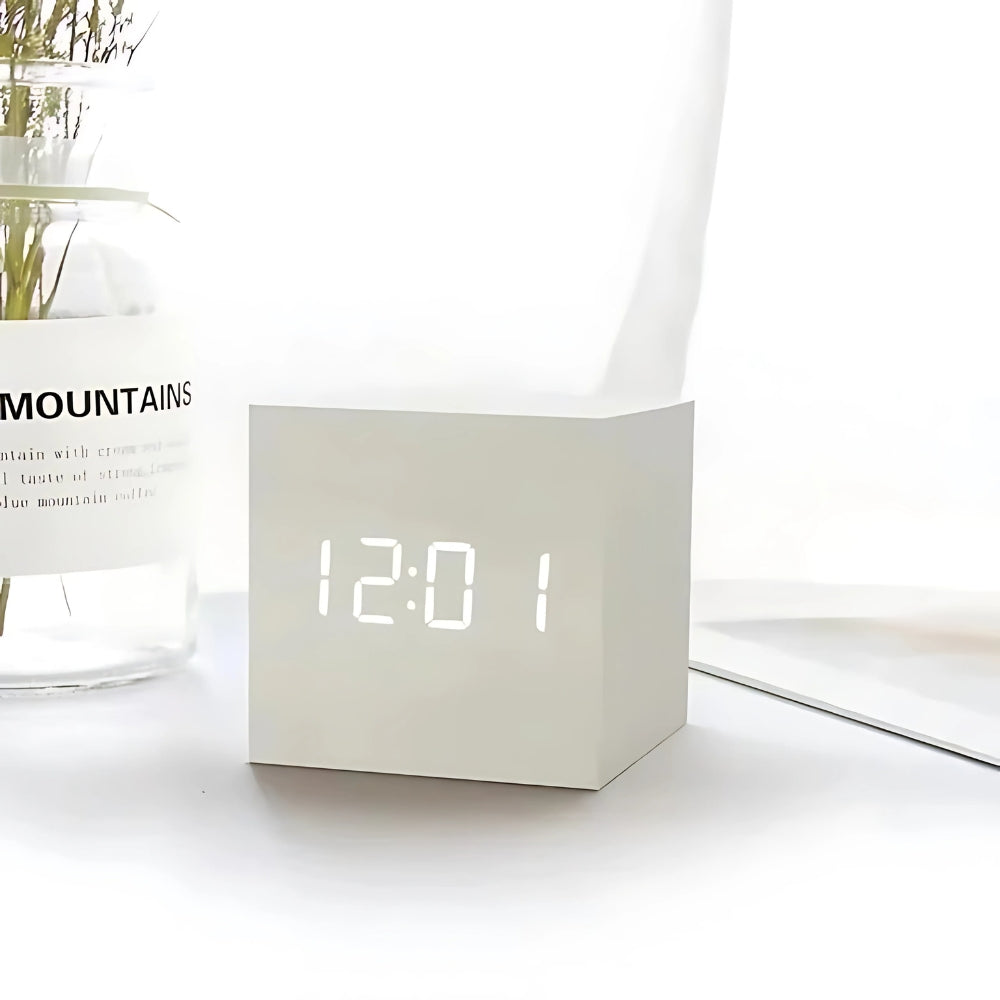 Modern Cube LED Clock