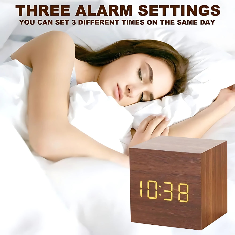 Modern Cube LED Clock
