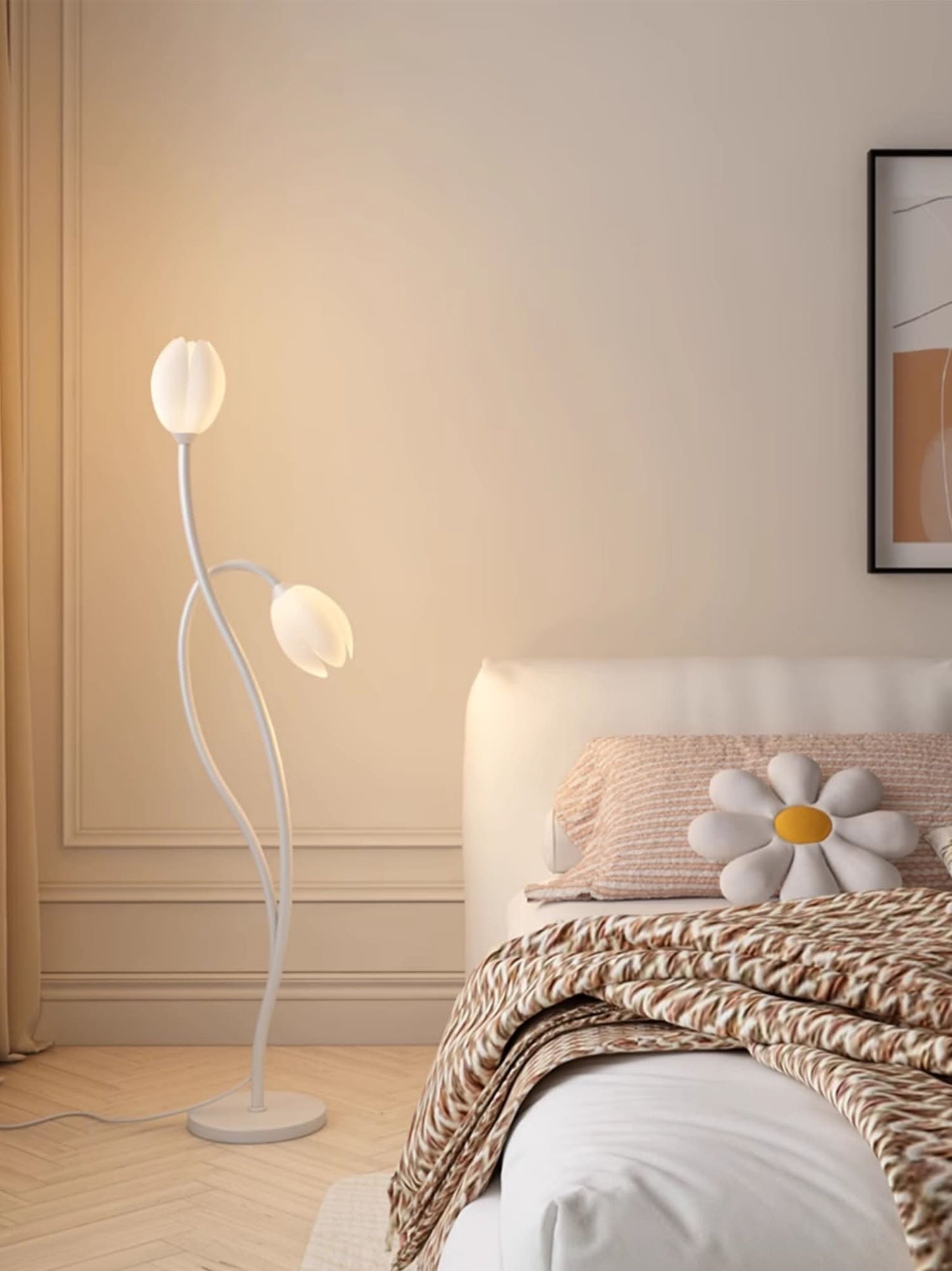 Modern Flower Floor Lamp with G9 Socket