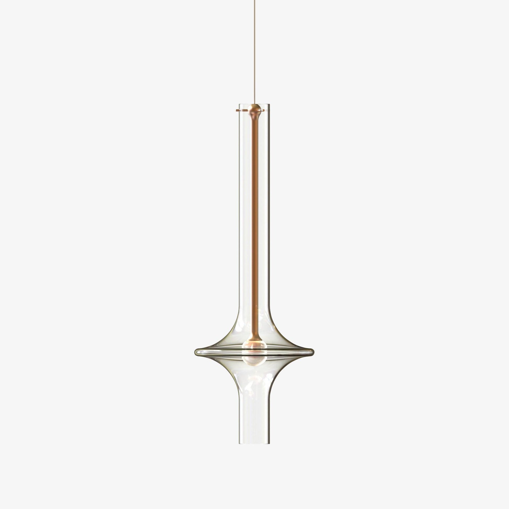 Modern LED Pendant Lamp Made of Glass and Iron – Adjustable Color Temperature, Ideal for Kitchen and Dining Room