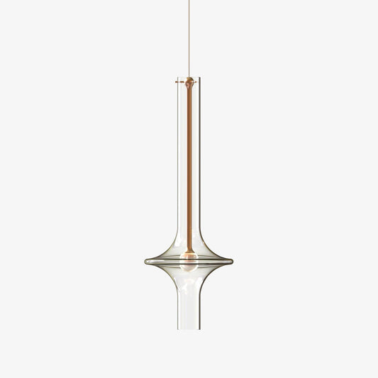 Modern LED Pendant Lamp Made of Glass and Iron – Adjustable Color Temperature, Ideal for Kitchen and Dining Room