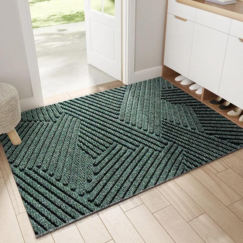 Modern Nordic Style PVC Door Mat - Non-Slip and Dirt-Removing