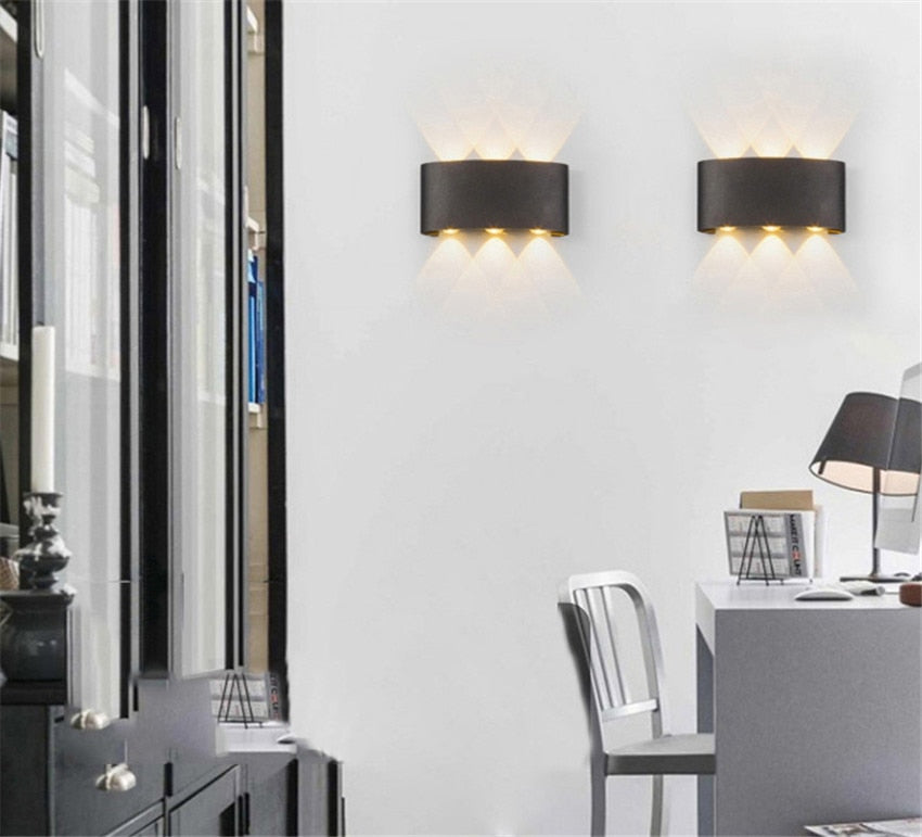 Modern Waterproof LED Wall Lamp for Indoor and Outdoor