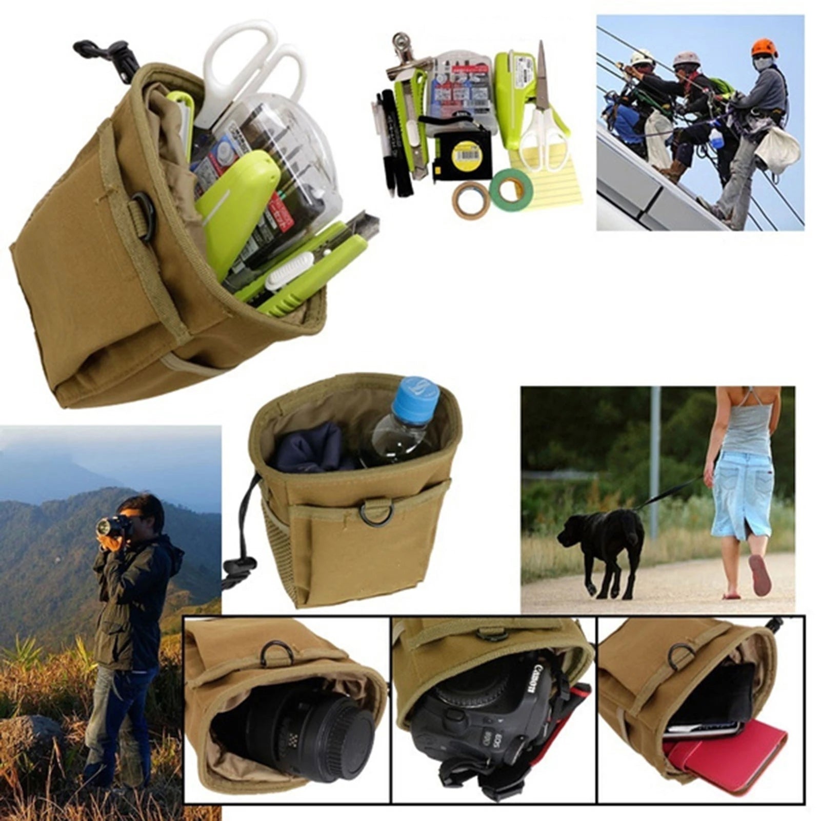 MOLLE Tactical Dump Pouch for Outdoor Utility & Gear Storage