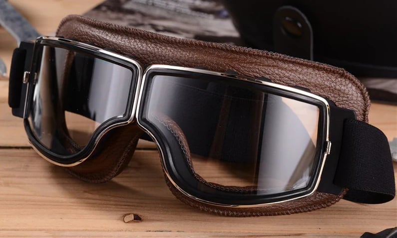 Motorcycle Goggles | UV Protection | Impact Resistant & Adjustable | RetroGoggles