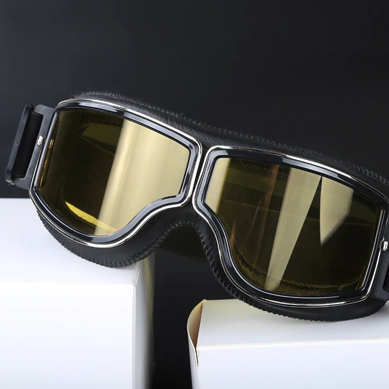 Motorcycle Goggles | UV Protection | Impact Resistant & Adjustable | RetroGoggles
