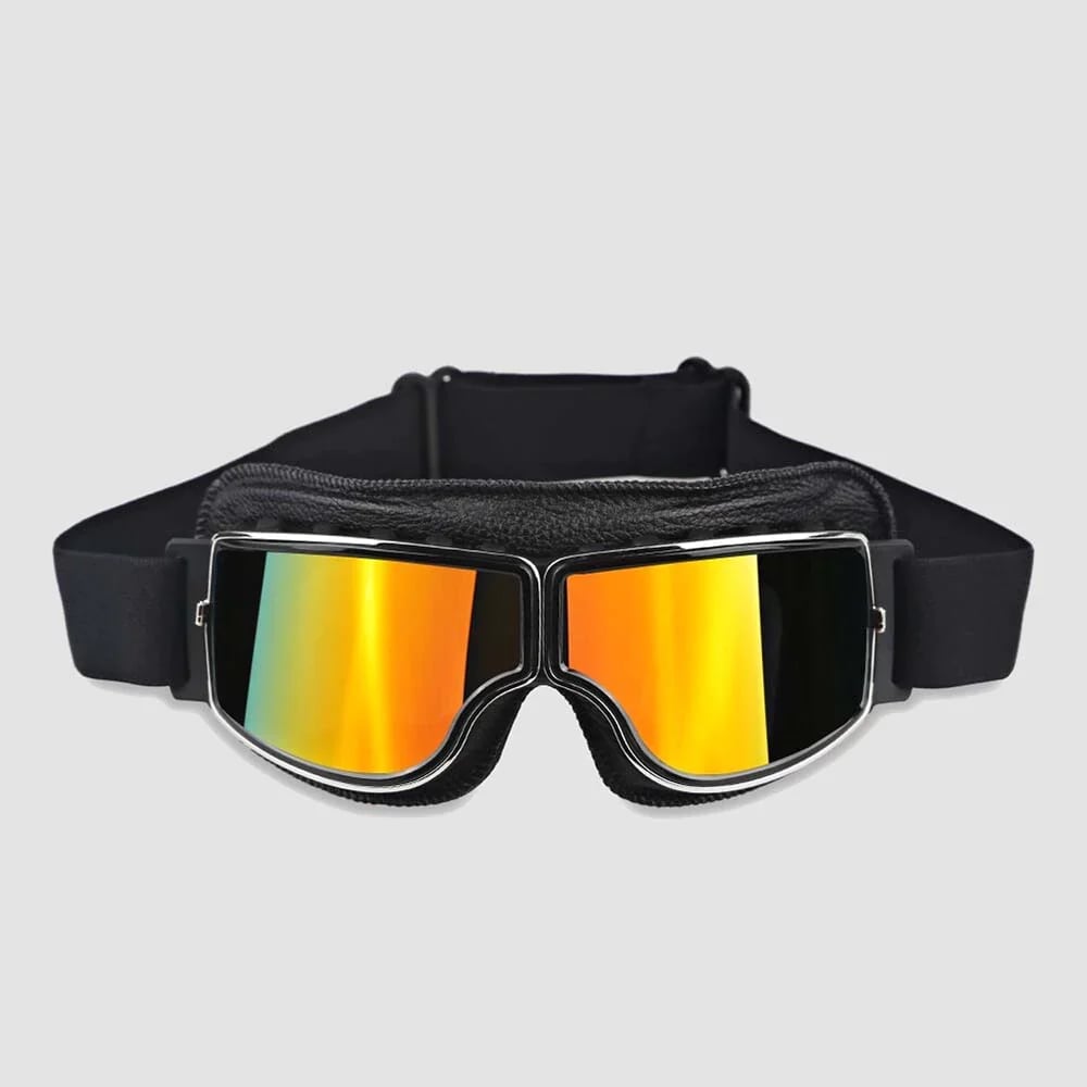Motorcycle Goggles | UV Protection | Impact Resistant & Adjustable | RetroGoggles