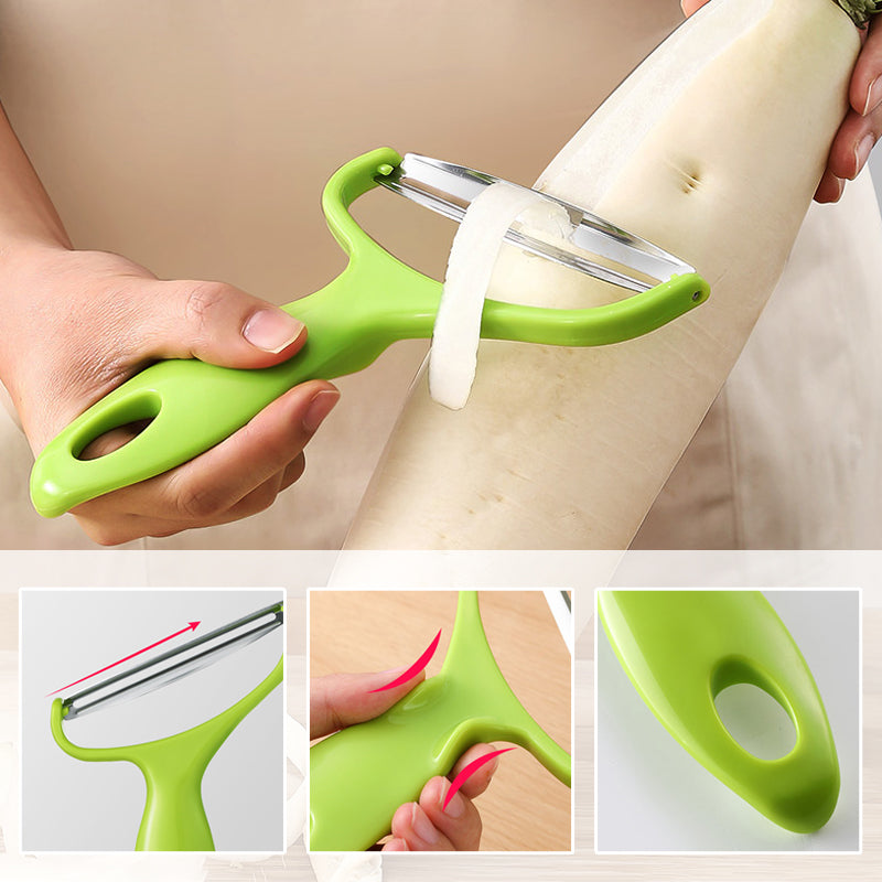 Multifunctional Extra-Wide Y-Peeler Made of Stainless Steel | Closora