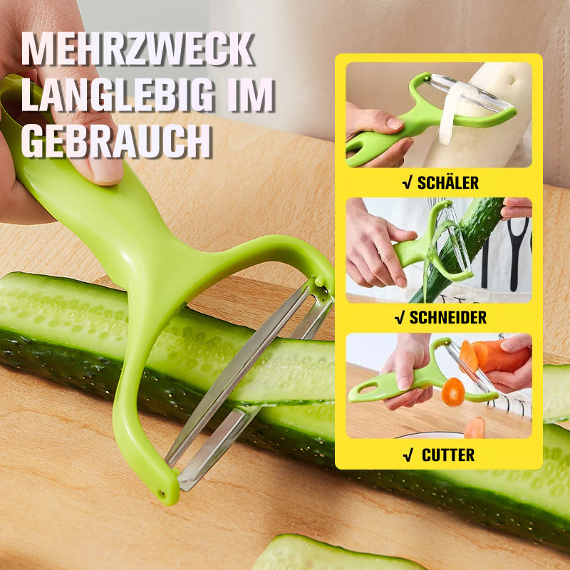 Multifunctional Extra-Wide Y-Peeler Made of Stainless Steel | Closora