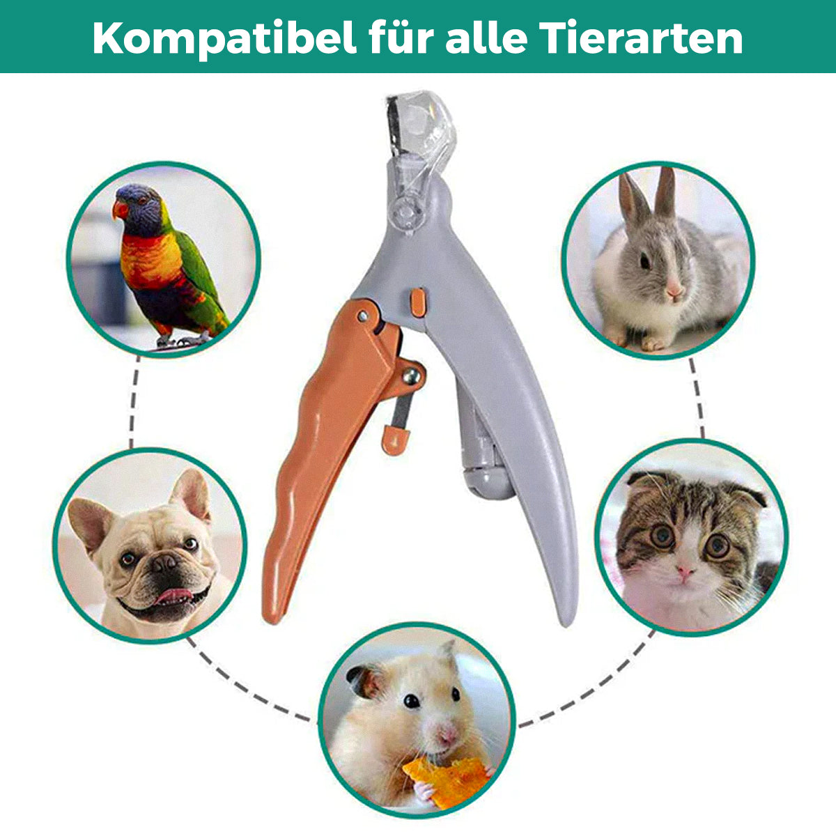 Nail Clipper for Dogs & Cats with LED & Sensor