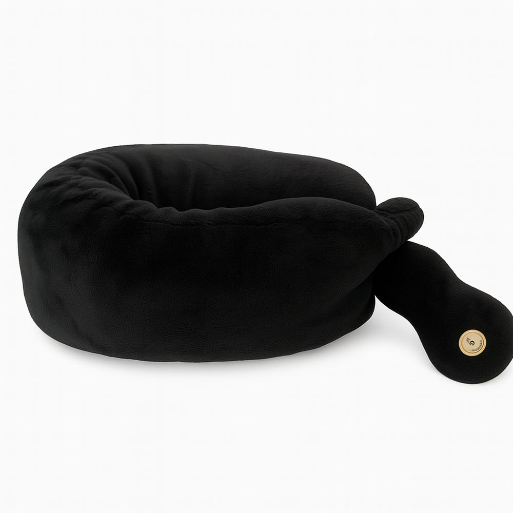 Neck Pillow with Built-in Massage - Perfect for Road Trips, Flights, etc.