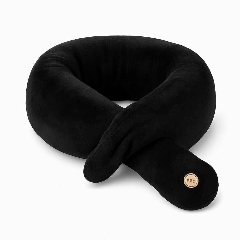 Neck Pillow with Built-in Massage - Perfect for Road Trips, Flights, etc.