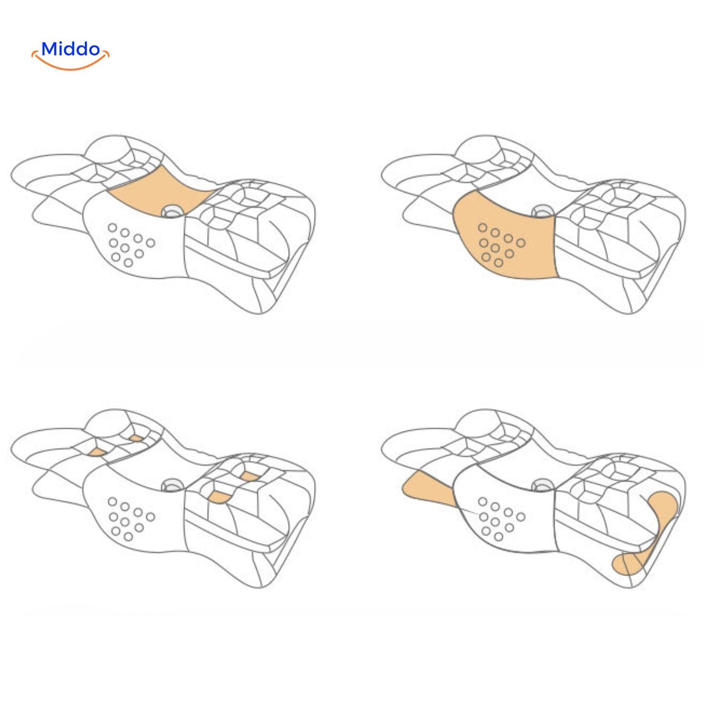 NeckRest™ Ergonomic Memory Foam Pillow – Supportive & Shape Retaining
