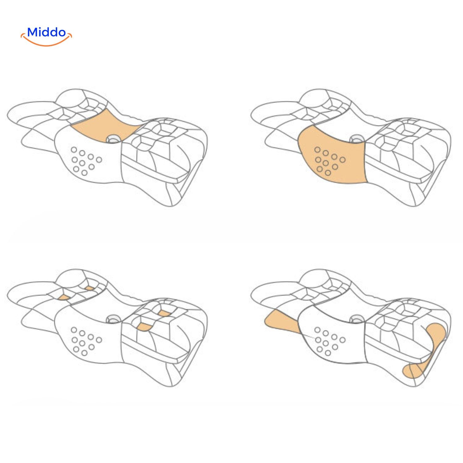 NeckRest™ Ergonomic Memory Foam Pillow – Supportive & Shape Retaining