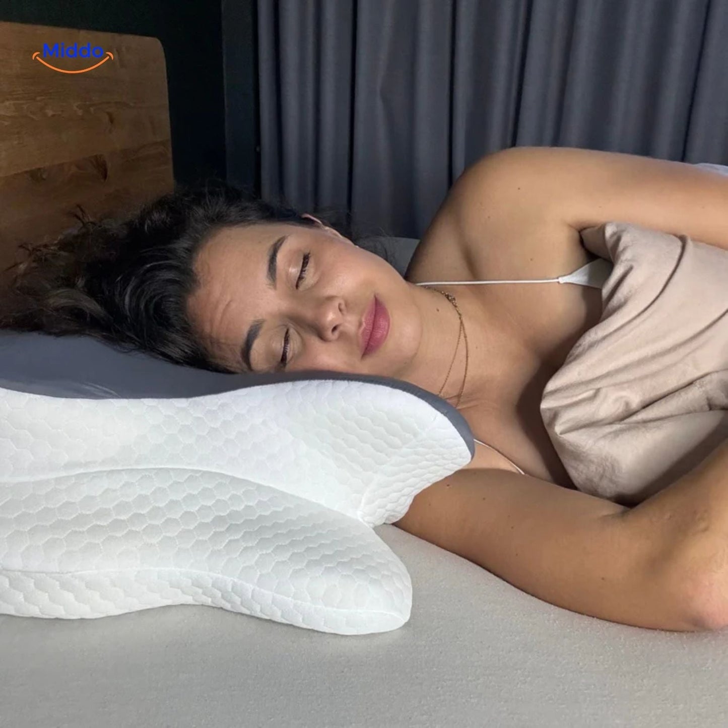 NeckRest™ Ergonomic Memory Foam Pillow – Supportive & Shape Retaining
