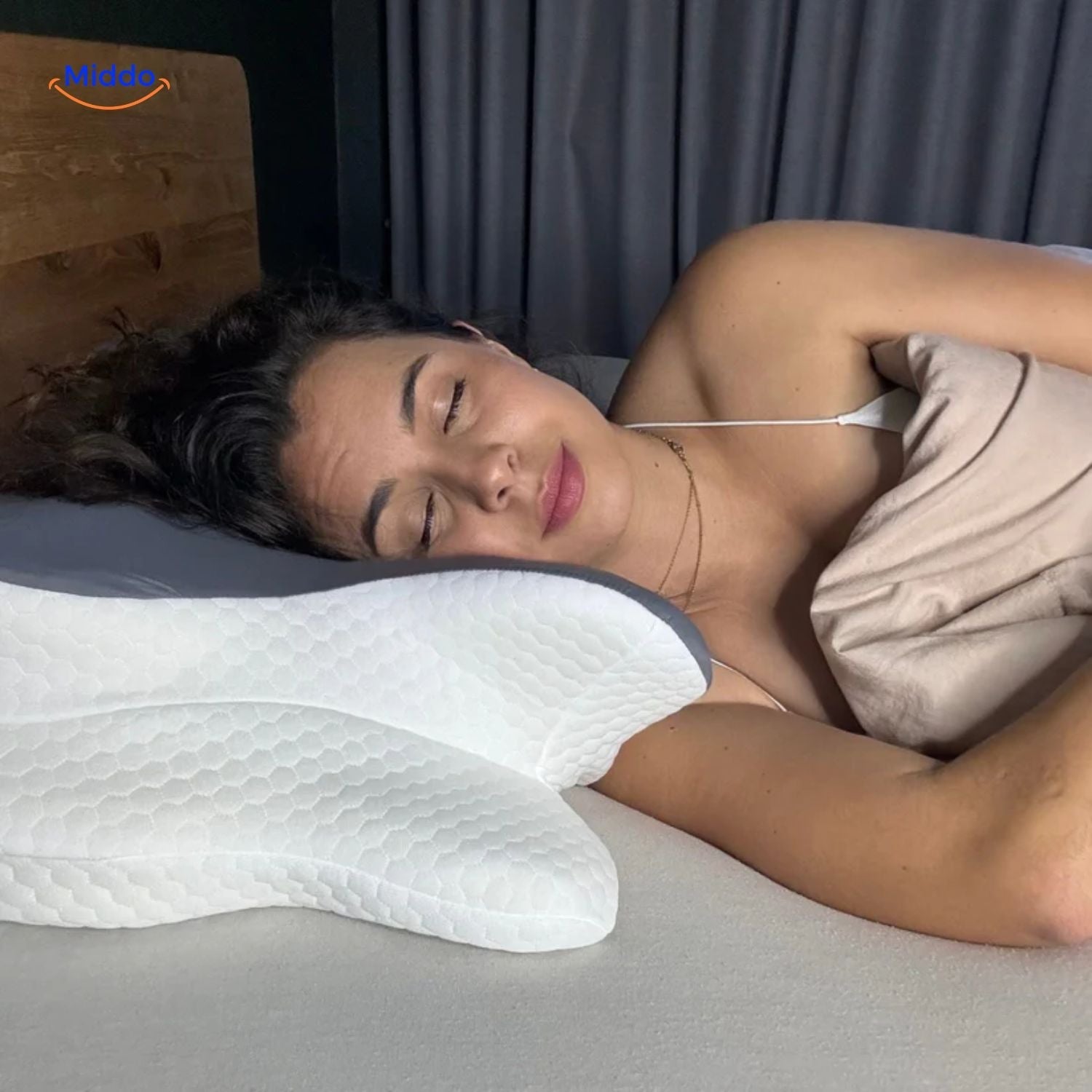 NeckRest™ Ergonomic Memory Foam Pillow – Supportive & Shape Retaining