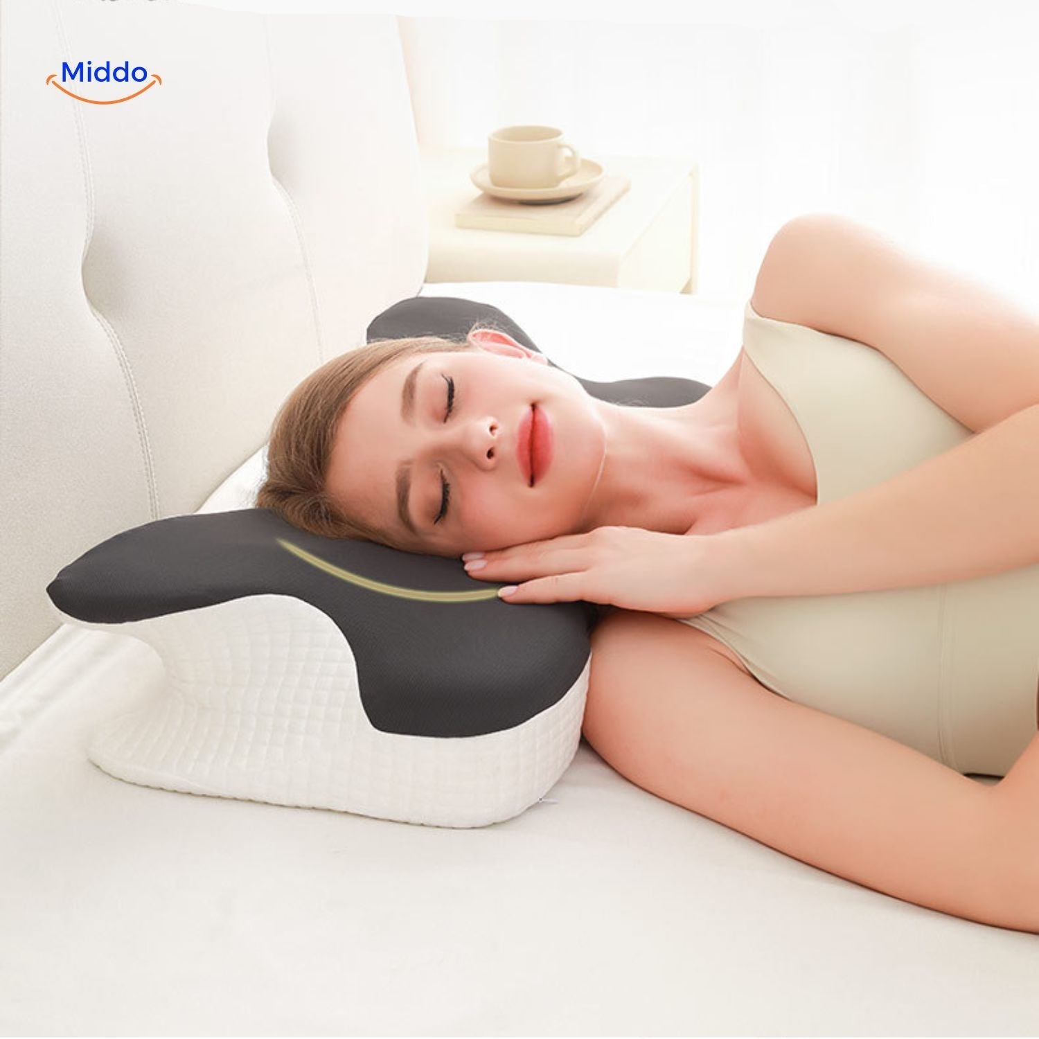 NeckRest™ Ergonomic Memory Foam Pillow – Supportive & Shape Retaining