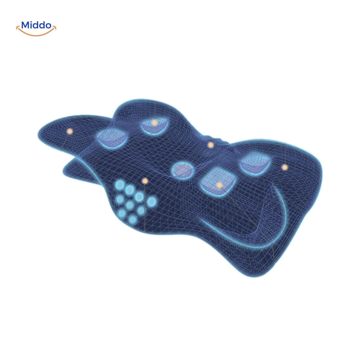 NeckRest™ Ergonomic Memory Foam Pillow – Supportive & Shape Retaining