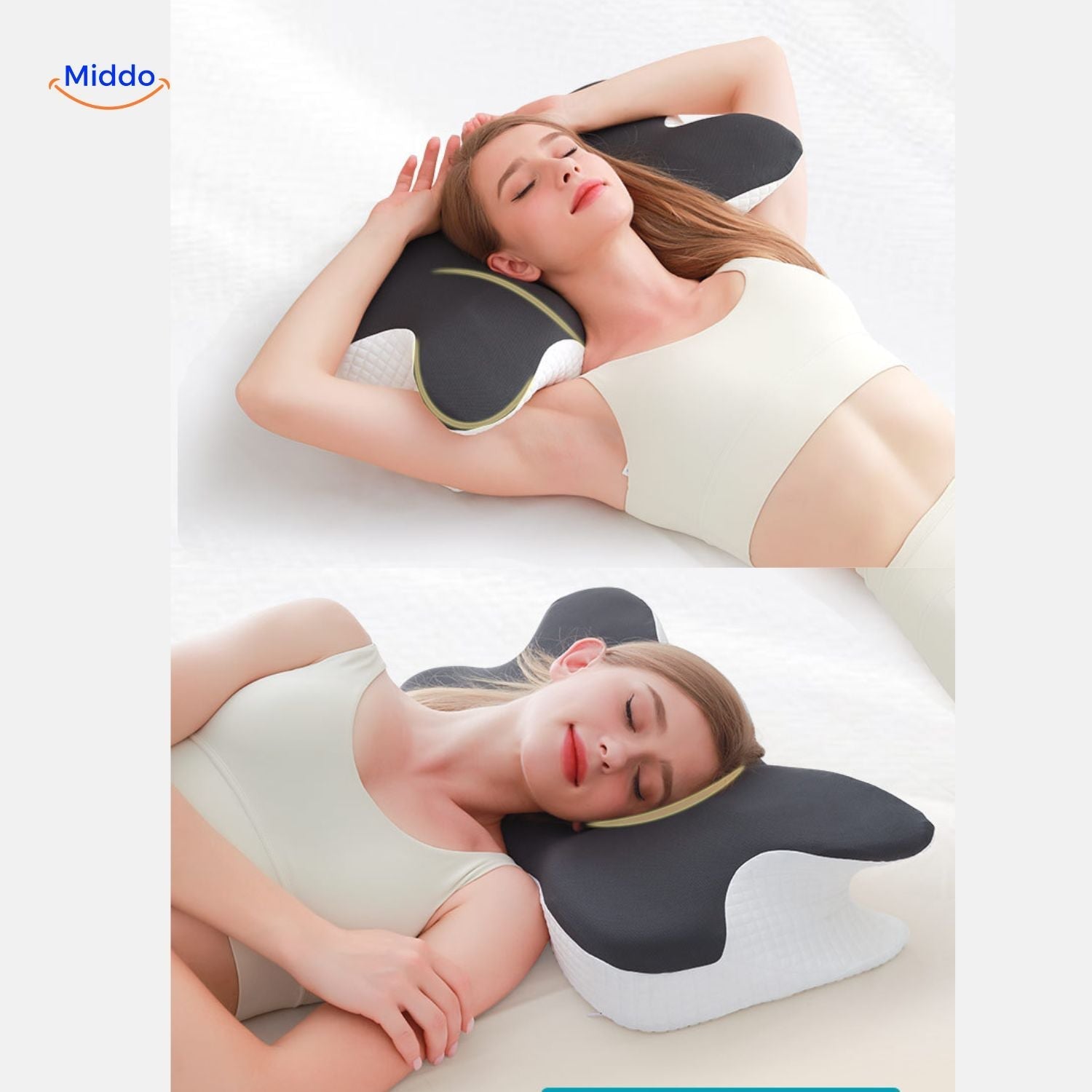 NeckRest™ Ergonomic Memory Foam Pillow – Supportive & Shape Retaining